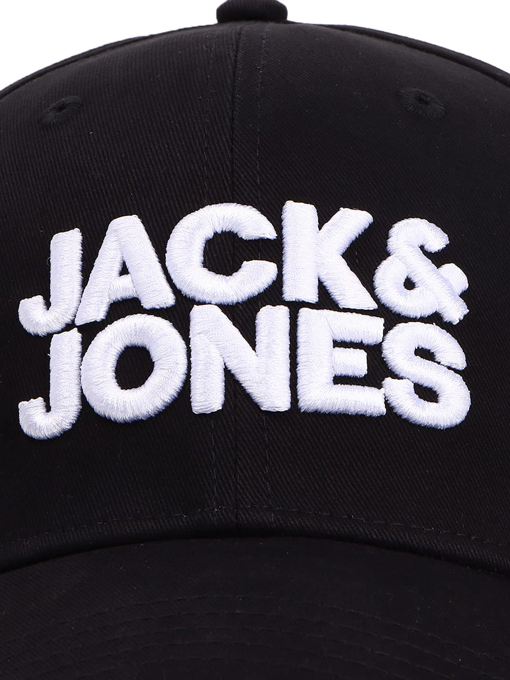JACK & JONES Men's 100% Cotton JAC Jack & JonesCORE Baseball Cap Black ONE | Glammy.lk