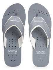 DOCTOR EXTRA SOFT Chappal Care Orthopaedic and Diabetic Comfort Doctor Flip-Flop and House Slipper's for Women's OR-D-18-GREY-4 UK
