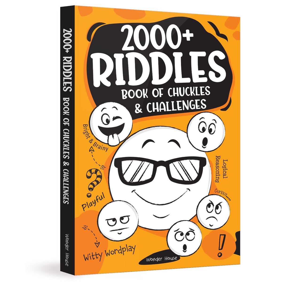 2000+ Riddles: Book of Chuckles & Challenges for Kids | Boost Thinking & Humor Skills | Ages 7–12 | Hours of Laughs and Brain Teasers