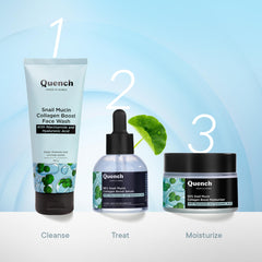 QUENCH BOTANICS Quench Snail Mucin Collagen Boost Face Wash 100ml
