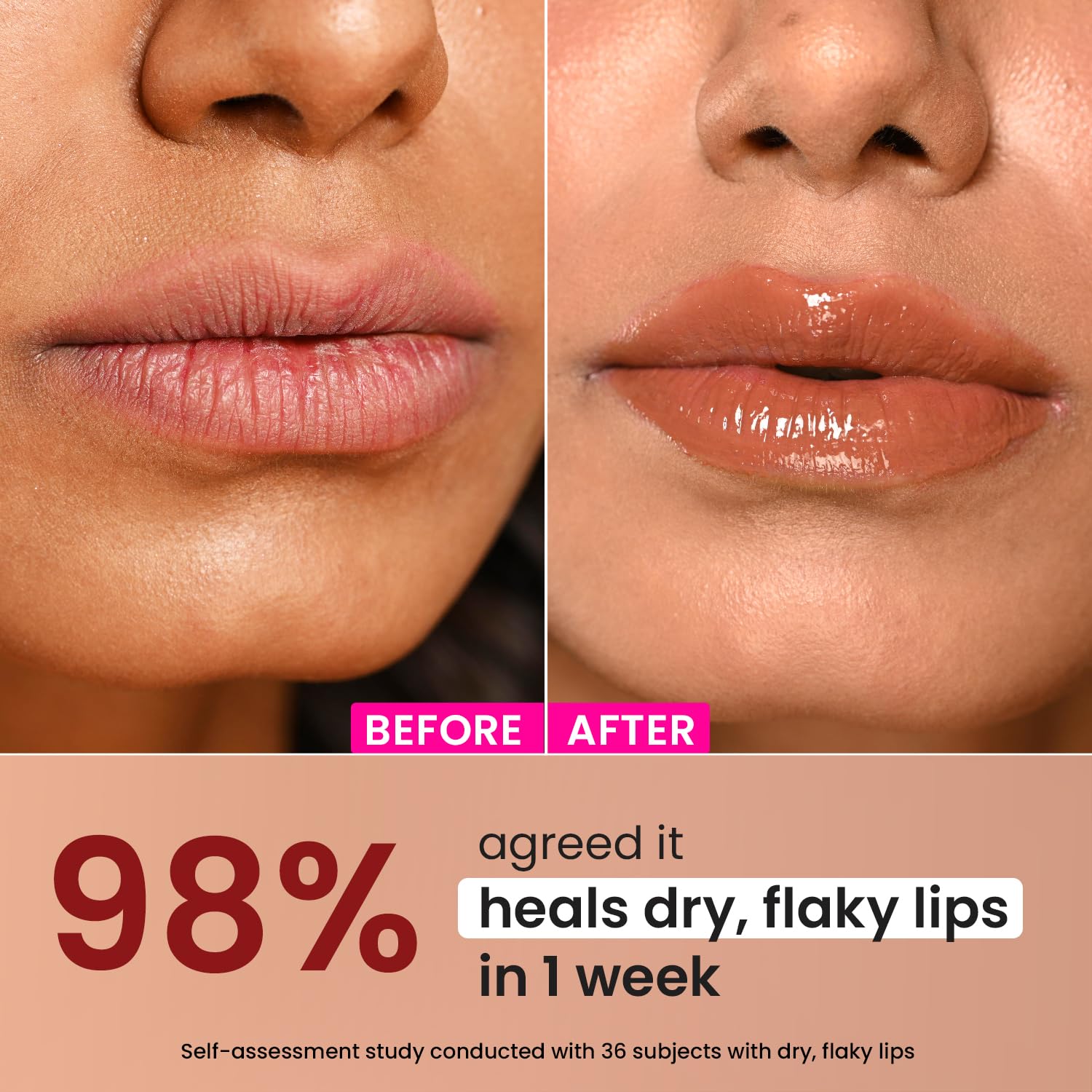 DOT & KEY Ceramide & Peptide Barrier Repair Lip Balm Spf 50, Pa+++|Warm Nude|Uva/Uvb Lip Protection|Soft Tinted Lip Moisturizer|Prevents Pigmentation| Lip Balm For Women|10Gm, Normal