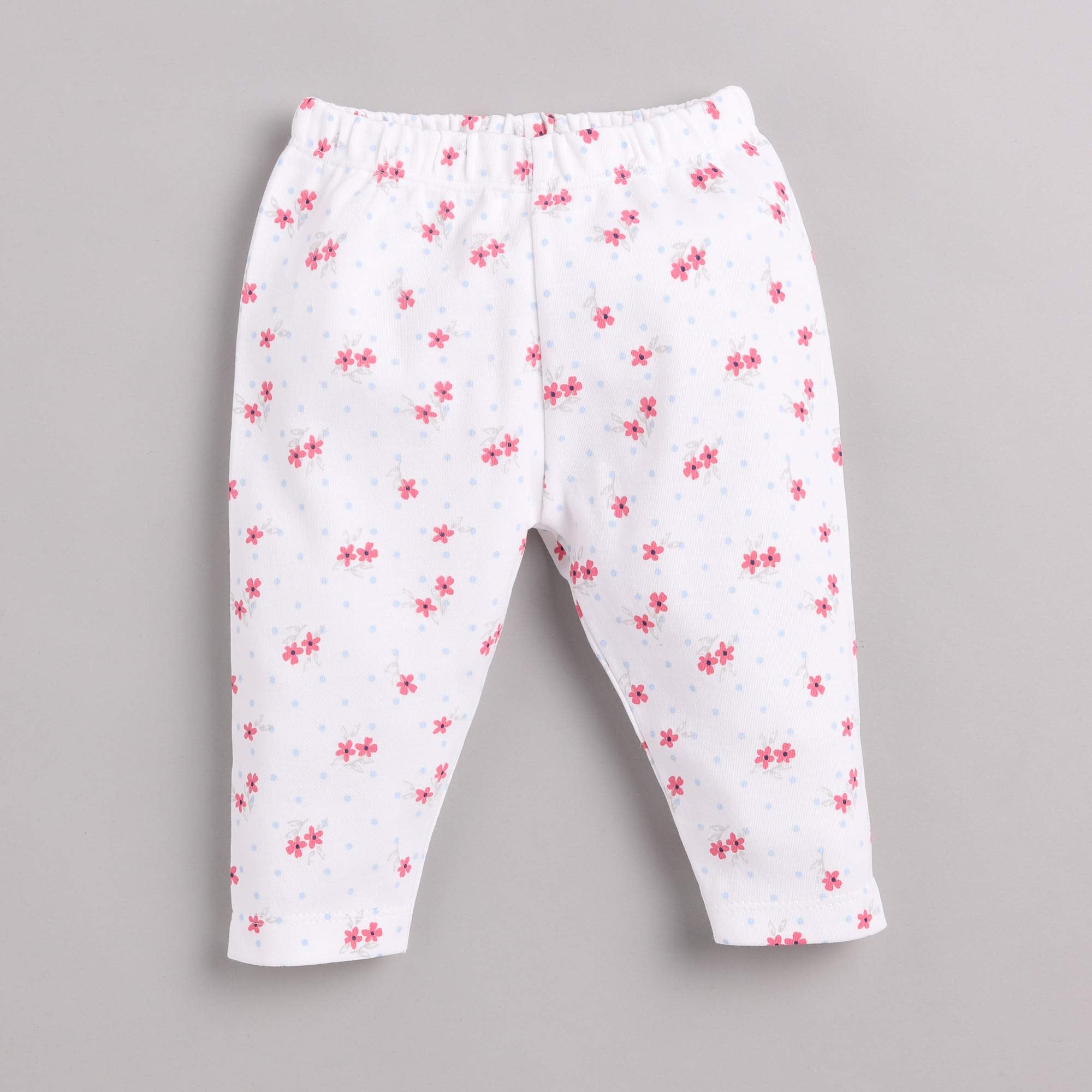 BabyGo Baby-girl's Cotton Solid Track Pants Pack of 3 - Fushia - Apparel from BABY GO - Shop in Sri Lanka at Arcade.lk