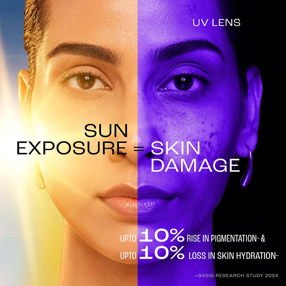 Lakmē Water Light Gel in-Vivo Tested SPF 50 PA++++ Sunscreen with Niacinamide for Oily Skin 50g