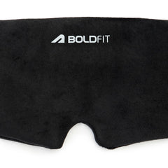 Boldfit Silk Eye Mask For Sleeping Men Adjustable Super Soft Eye Mask For Comfortable Sleep Travelling Sleeping Mask Sleep Mask Pad Large -Black