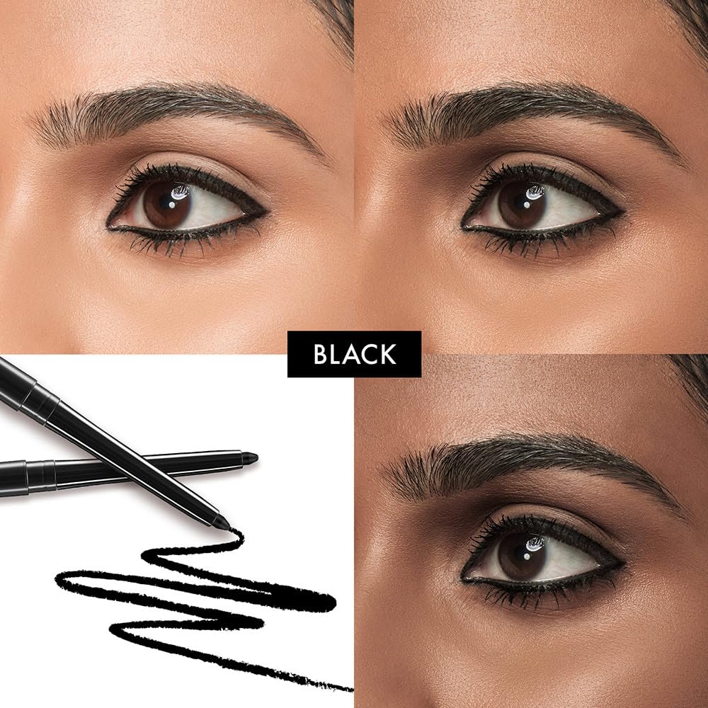 LAKMÉ Eyeconic Black Kajal 0.35 g (Combo Pack of 2) Matte Kohl Liner in a Twist Up Pencil - Waterproof, Smudge Proof & Long Lasting Eye Makeup - Kajal & Kohls from LAKMÉ - Shop in Sri Lanka at Arcade.lk