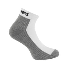 Skechers Cotton 3Pk Mens Half Terry Ankle Length Socks-S20072Id-Wbkb, Assorted