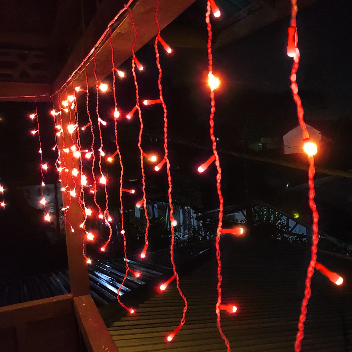 PHILIPS Starlit 12 Meter 72 LEDs String Light for Decoration | Festival LED String Light for Diwali, Christmas and Home Decoration, Red