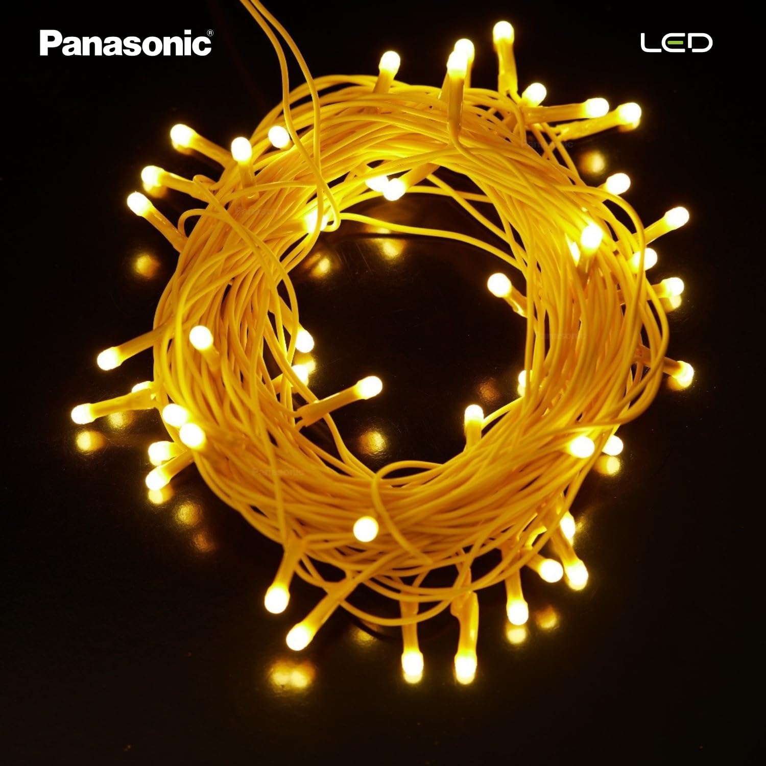 Panasonic Deco Fancy 10 Mtr LED String (Golden)