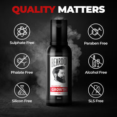 Beardo Beard and Hair Growth Oil - 50 ml for faster beard growth and thicker looking beard | Natural Actives Only | No Harmful Chemicals