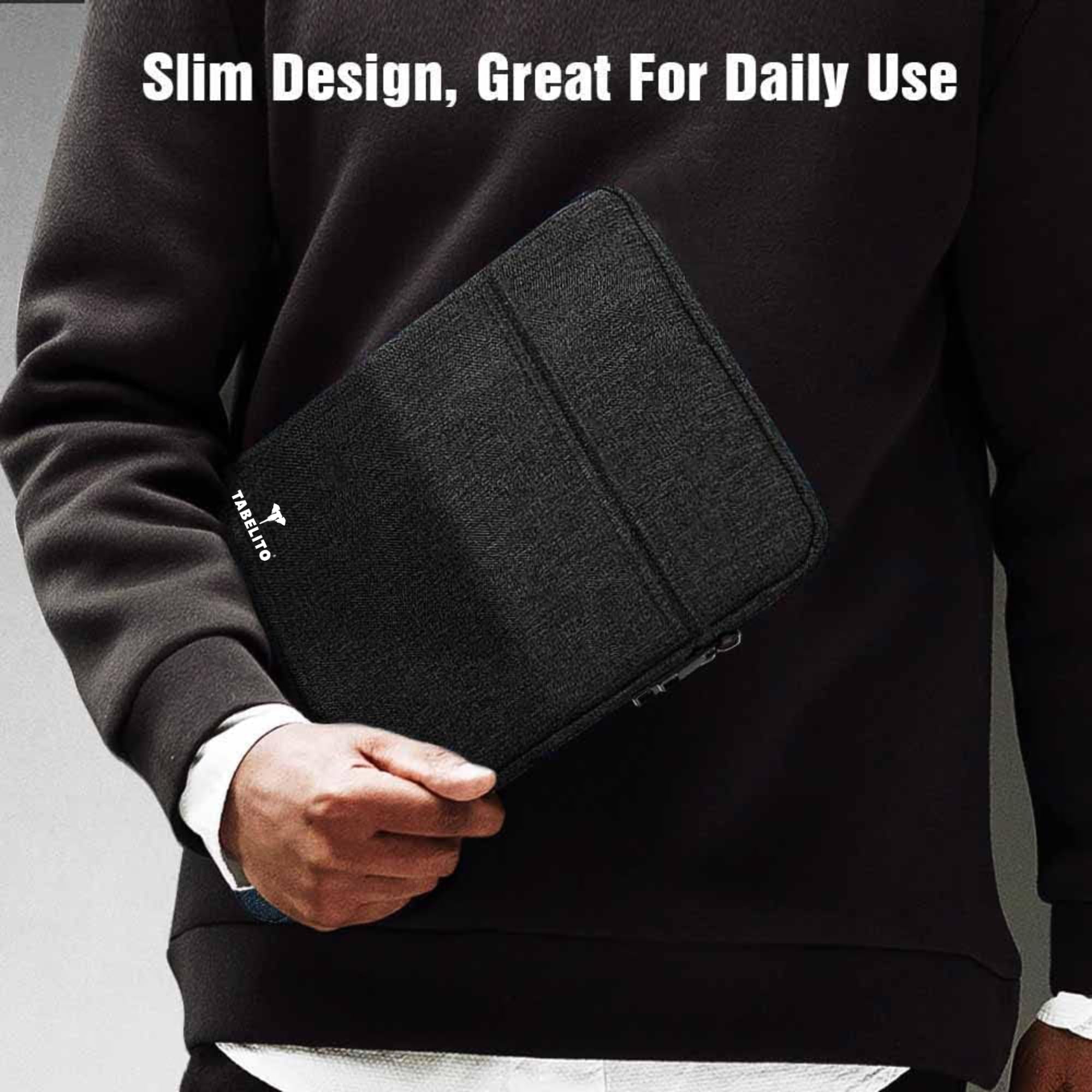 Tabelito Tablet Sleeve Bag Water-Resistant Case Cover Fits Upto 11.6 inch Tablets for Samsung/Lenovo/Galaxy Tab A9 Plus/S8/S9/Realme Pad/Honor Pad X9/Xiaomi Mi pad 6/Redmi Pad/Oneplus Pad