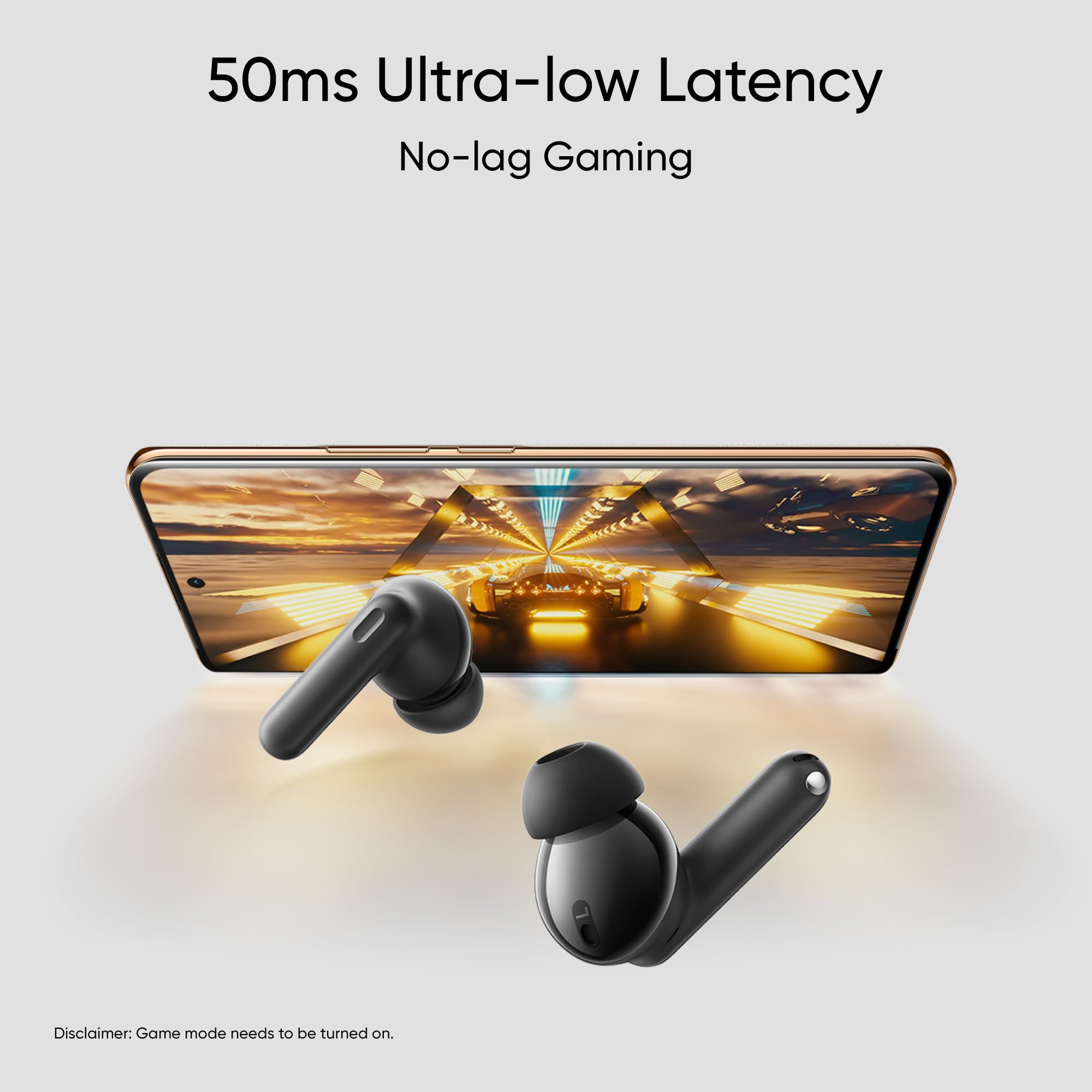 realme Buds T300 TWS earbuds with 40H Play time,30dB ANC, 360° Spatial Audio with Dolby Atmos, 12.4 mm Dynamic Bass Boost Driver, IP55 Water & Dust Resistant, BT v5.3 (Stylish Black) - Wireless Accessory from realme - Shop in Sri Lanka at Arcade.lk