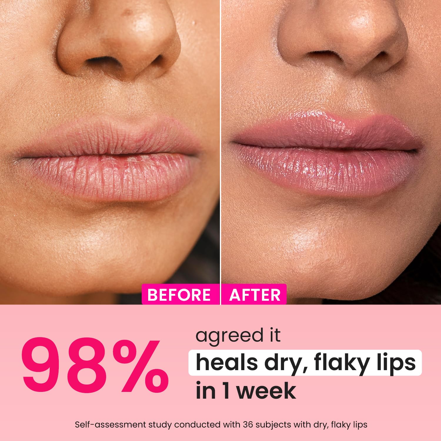 DOT & KEY Ceramide & Peptide Barrier Repair Lip Balm Spf 50, Pa+++ |Plush Pink|Uva/Uvb Lip Protection|Soft Tinted Lip Moisturizer|Prevents Pigmentation|Lip Balm For Women|10Gm, Normal
