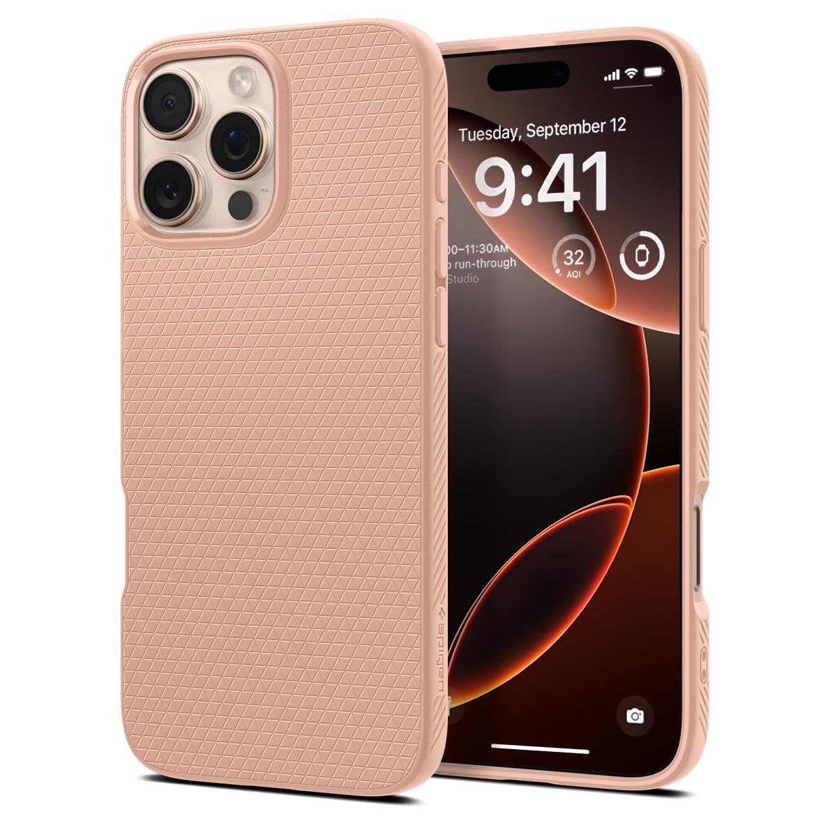 Spigen Liquid Air Back Cover Case for iPhone, Durable Protection, Air Cushion Technology - TPU | Matte Black