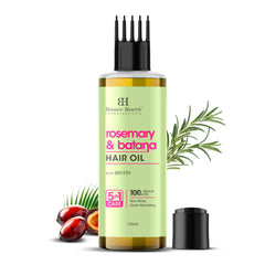 Botanic Hearth 100% Pure Rosemary Batana Oil for Hair Growth – 150ml, Non-Sticky & Fast-Absorbing – 100% Natural Oils for Healthy Nourished Hair – with Hair Oil Applicator