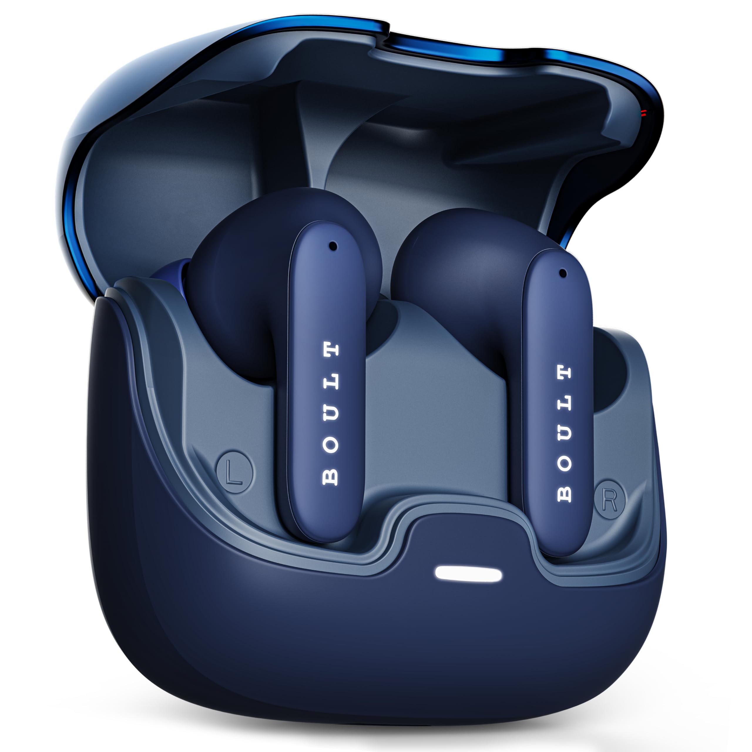 Boult Audio Z40 True Wireless in Ear Earbuds with 60H Playtime, Zen™ ENC Mic, Low Latency Gaming, Type-C Fast Charging, Made in India, 10mm Rich Bass Drivers, IPX5, Bluetooth 5.3 Ear Buds TWS (Blue) - Electronics from Boult - Shop in Sri Lanka at Arcade.lk