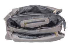 Keywest Women's Pheonix Satchel Tote Handbag for Women | Ladies purse | Stylish Shoulder Bag | Gift For Woman | Grey