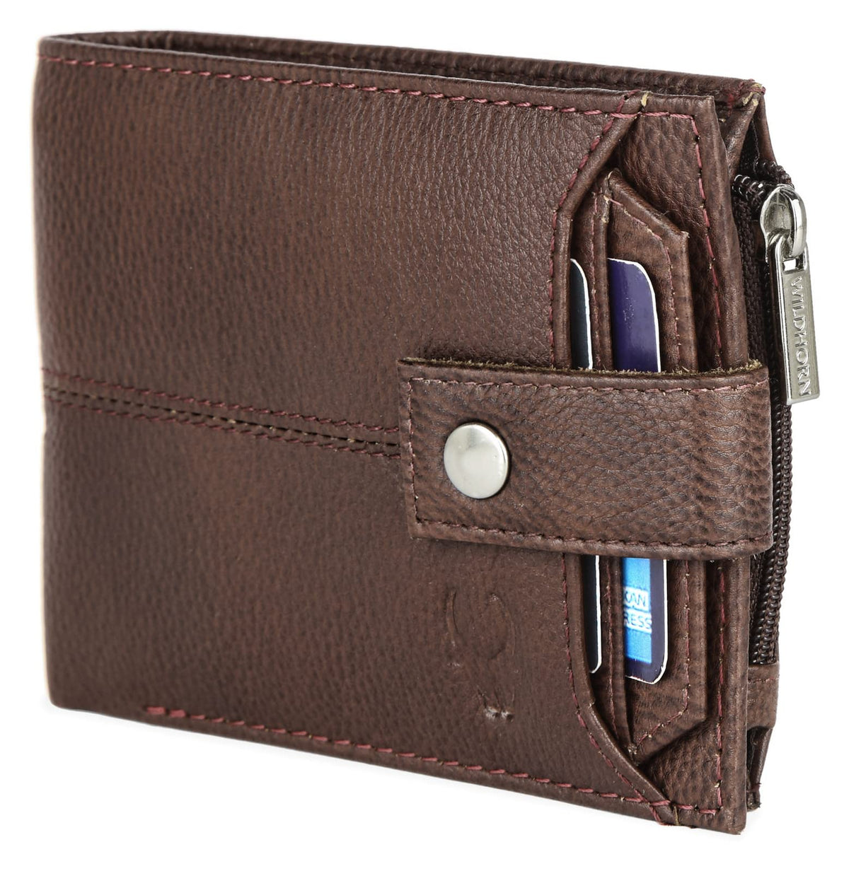 WildHorn RFID Protected Leather Wallet for Men