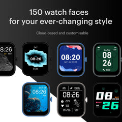 Noise ColorFit Pulse Grand Smart Watch with 1.69"(4.29cm) HD Display, 60 Sports Modes, 150 Watch Faces, Fast Charge, Spo2, Stress, Sleep, Heart Rate Monitoring & IP68 Waterproof (Jet Black) - Personal Computer from Noise - Shop in Sri Lanka at Arcade.lk