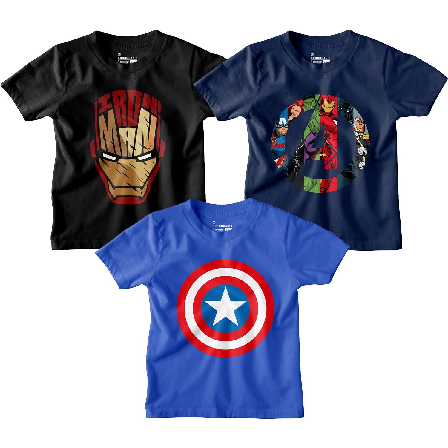 Bon Organik Boy's Regular Fit T-Shirt