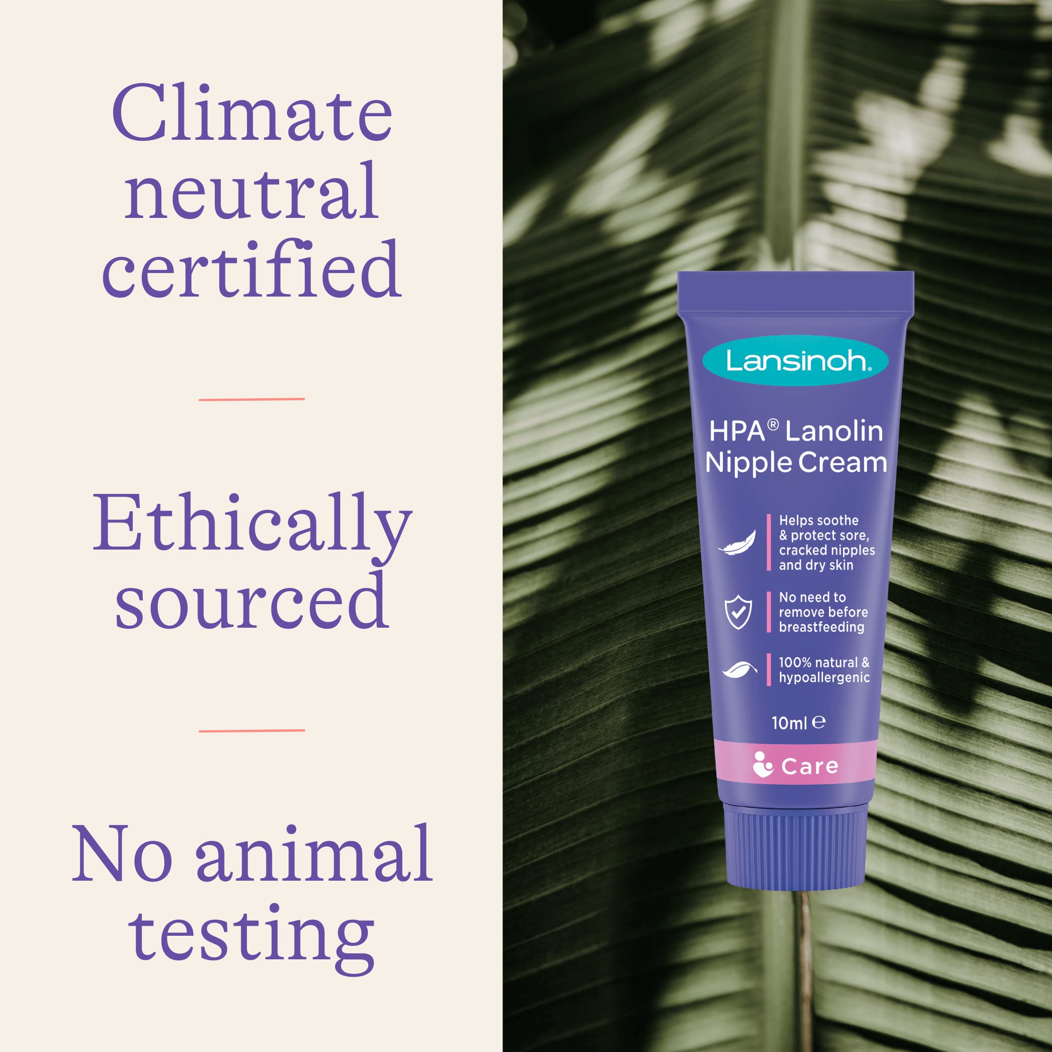 Lansinoh Hpa Lanolin Nipple Cream For Cracked, Dry and Sore Nipples, Breast Feeding Moms, 100% Natural, Soothing, Tasteless & Odourless, Clinically Tested, Safe For Baby, Maternity Essentials, 10ml