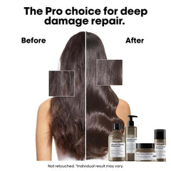 L'Oréal Professionnel Absolut Repair Molecular Deep Repairing Mask for Damaged Hair | Repairs upto 2 years of damage in 1 use| Professional hair mask with 2% Peptides Bonder & 5 Amino Acids | 250ml