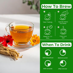 BLUE TEA - Gut Cleanse - 30 Tea Bags - Plant Based | Eases Bloating - Supports Digestion - Remove Toxins - Antioxidant Rich | Caffeine Free - Herbal Tea | Ziplock Pack