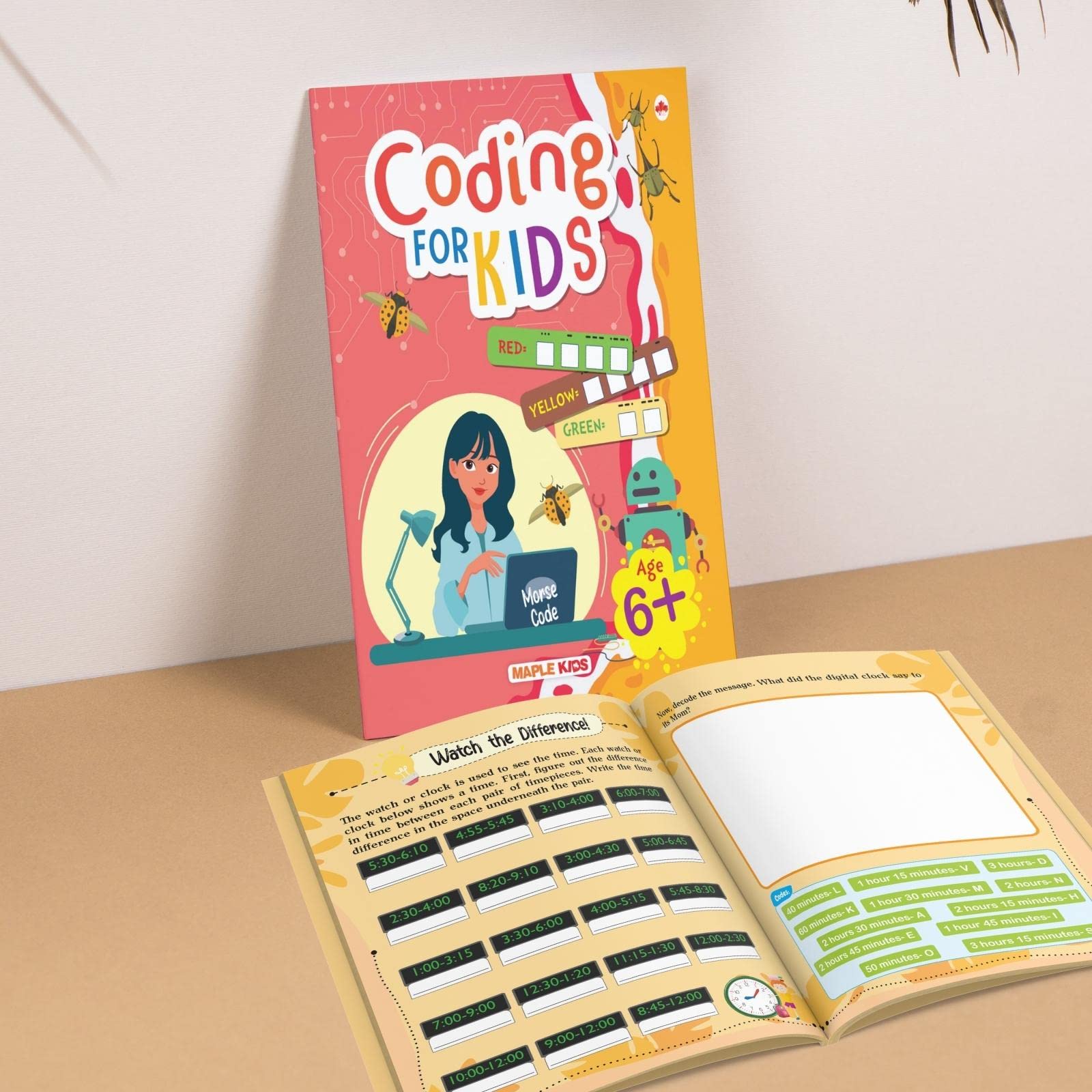Introduction to Coding for Kids - Brain Activity Book for Kids - Age 6 ...