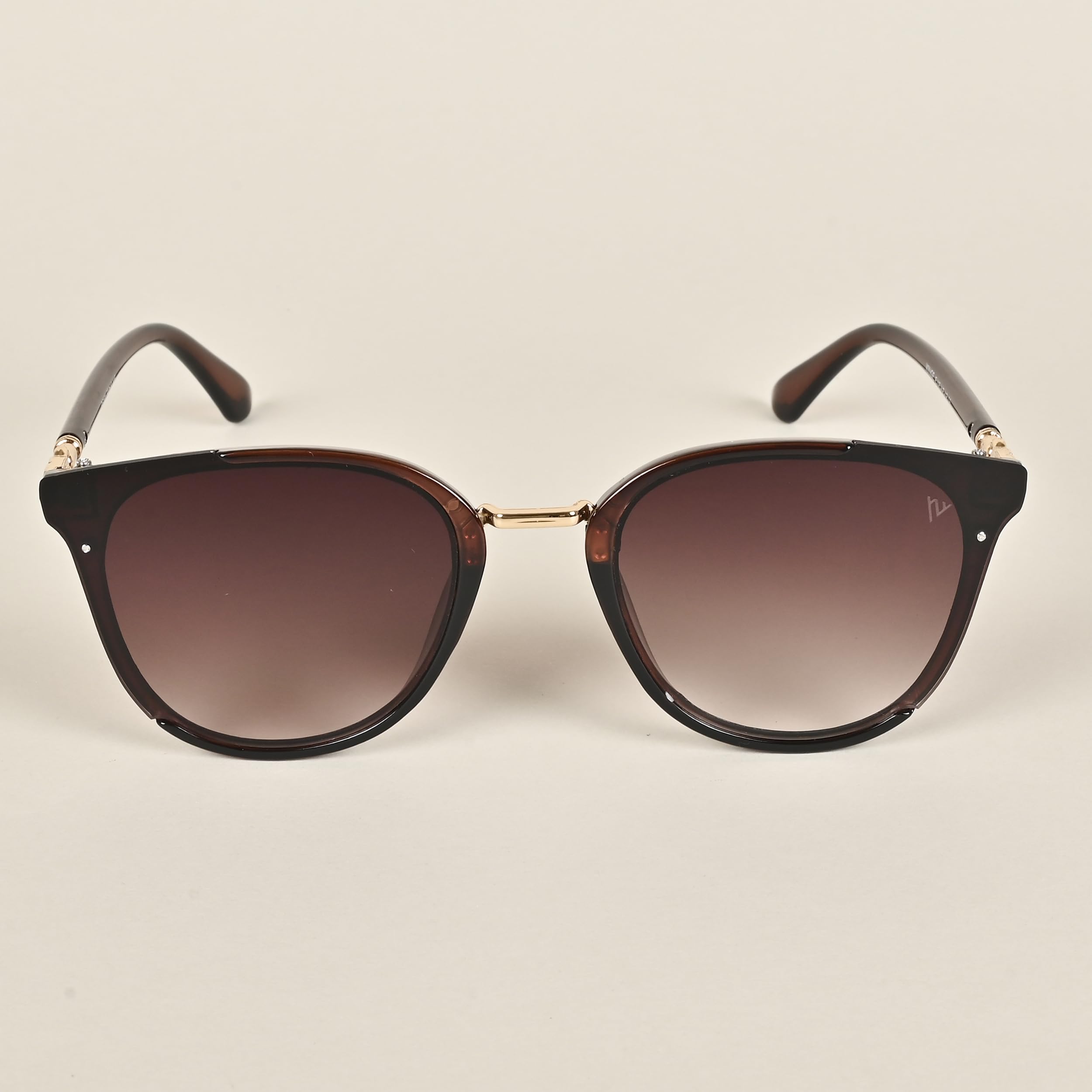 Voyage Women's Cateye UV Protection Non Polarization Sunglasses Brown Frame, Brown Lens (B6101) - Apparel from Voyage - Shop in Sri Lanka at Arcade.lk