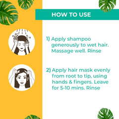 Pilgrim Mild Sulphate Free Shampoo (Argan Oil) For Dry Frizzy Hair, Men and Women, No Sulphate No Paraben, Korean Beauty Secrets (Shampoo & Hair Mask)-300 ml