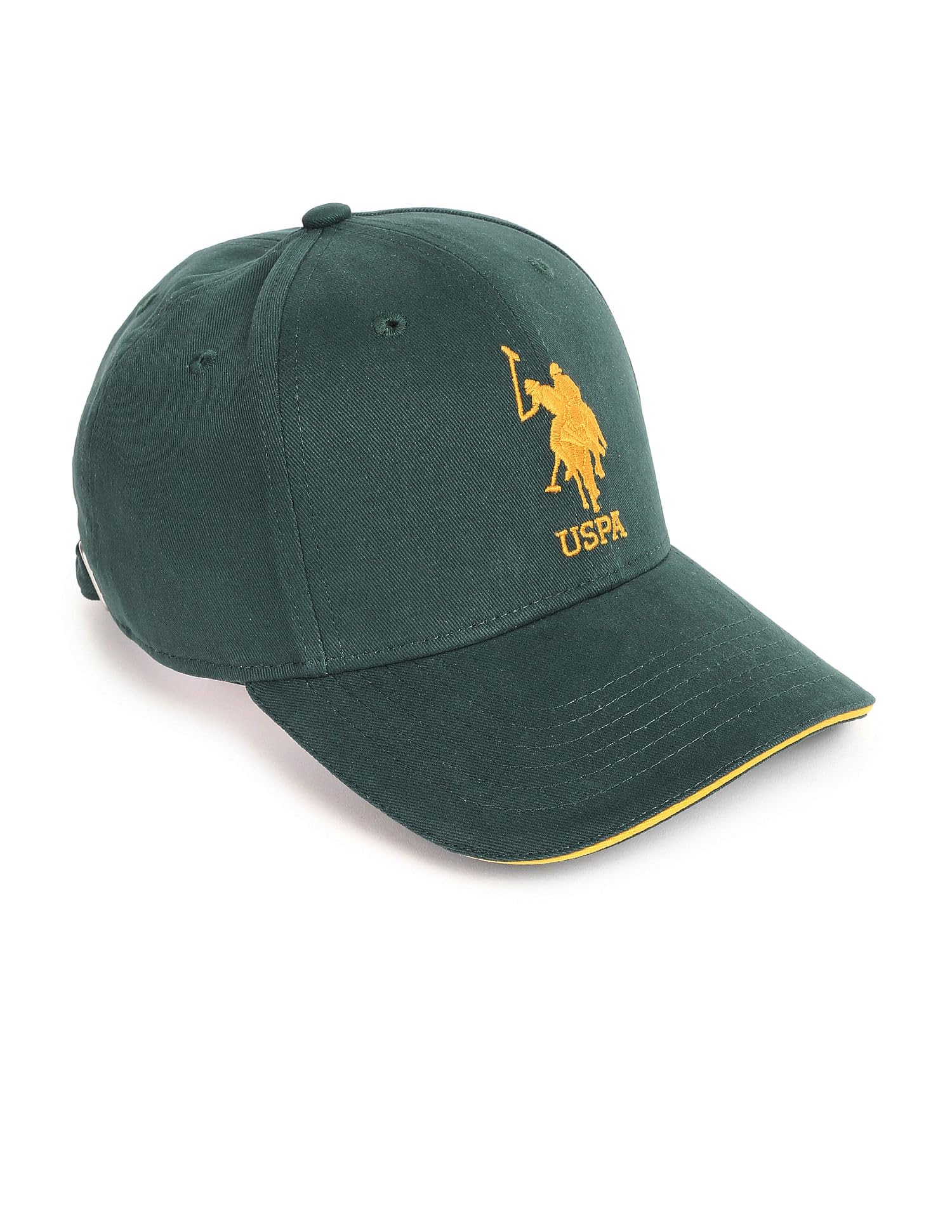 U.S. POLO ASSN. Men's Cotton Hat (SS23USCAP1008_Green_Free Size)