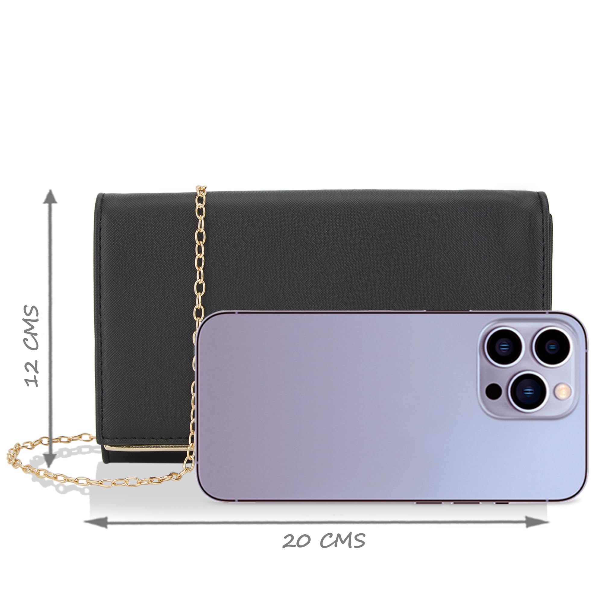 Lavie Women's Curve Ava Envelope Clutch | Ladies Purse Handbag