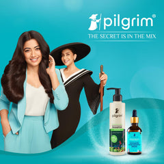 Pilgrim Patua Leave-In Conditioner 100ml for Frizzy Hair With Amino Acids & Hydrolyzed Protein | 3-In-1Conditioner Nourishes Detangles & Protects |ConditionerFor Curly & WavyHair | Unisex,Unscented