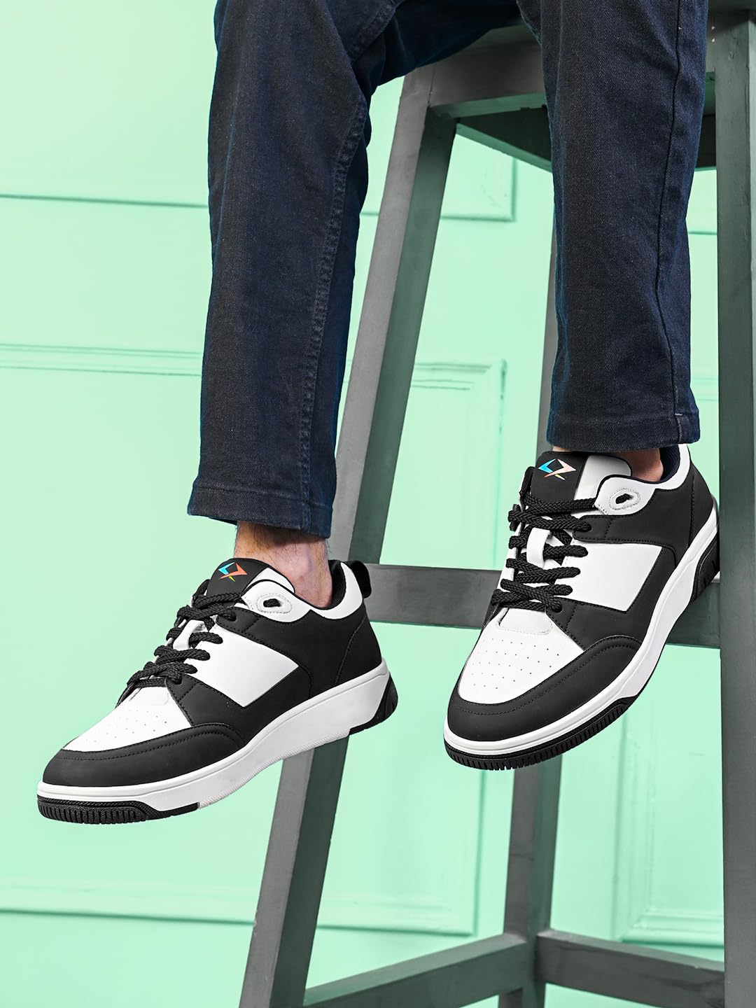 Cruiser Sneaker for Men | Lightweight & Comfortable | Stylish Lace-Up Casual Footwear with Cushioned Insole | Perfect for Versatile Outfits (2640)