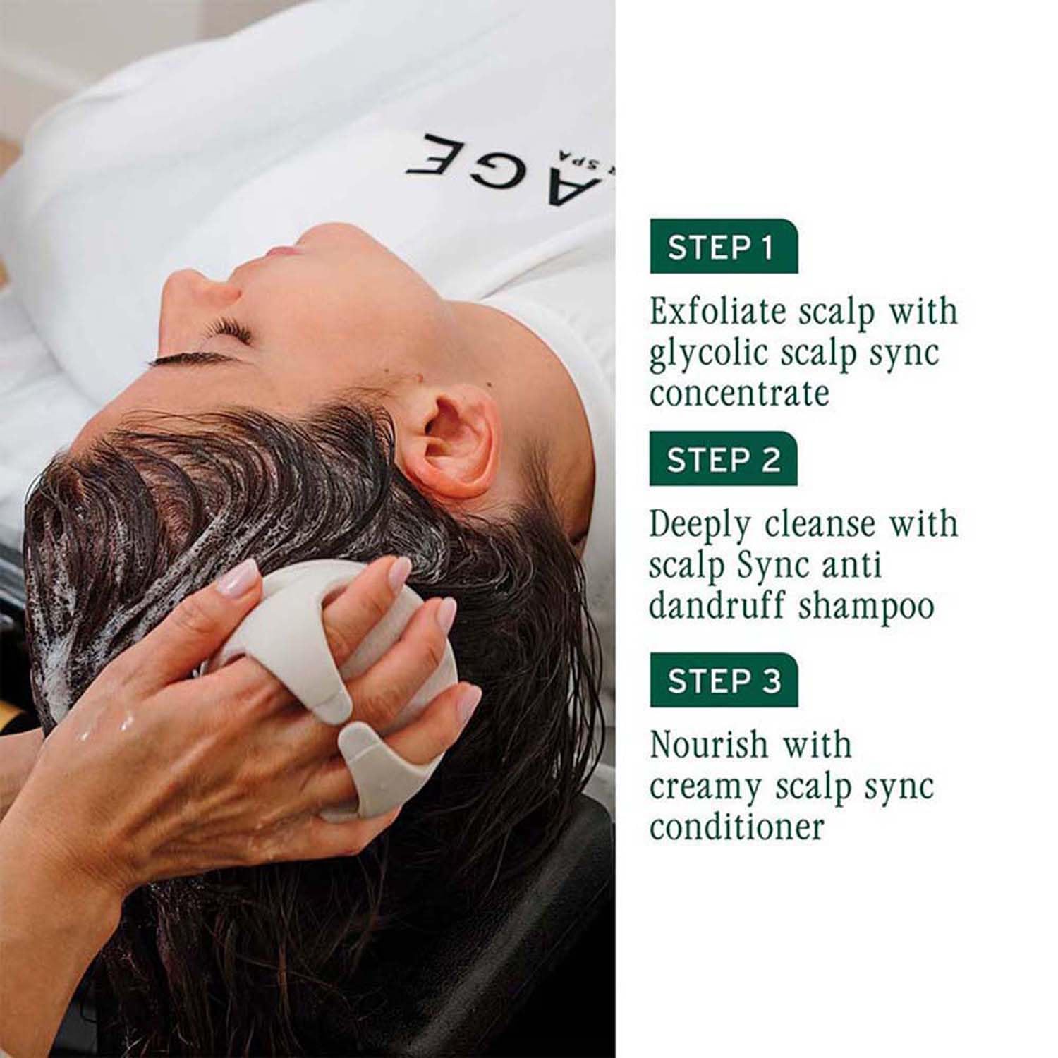 Biolage Professional Scalp Sync Anti-Dandruff Shampoo & Conditioner Combo| Removes Dandruff & Build-up, balances Sebum levels | With Piroctone Olamine, Glycolic Acid & Fermented Tea | 200ml+100ml