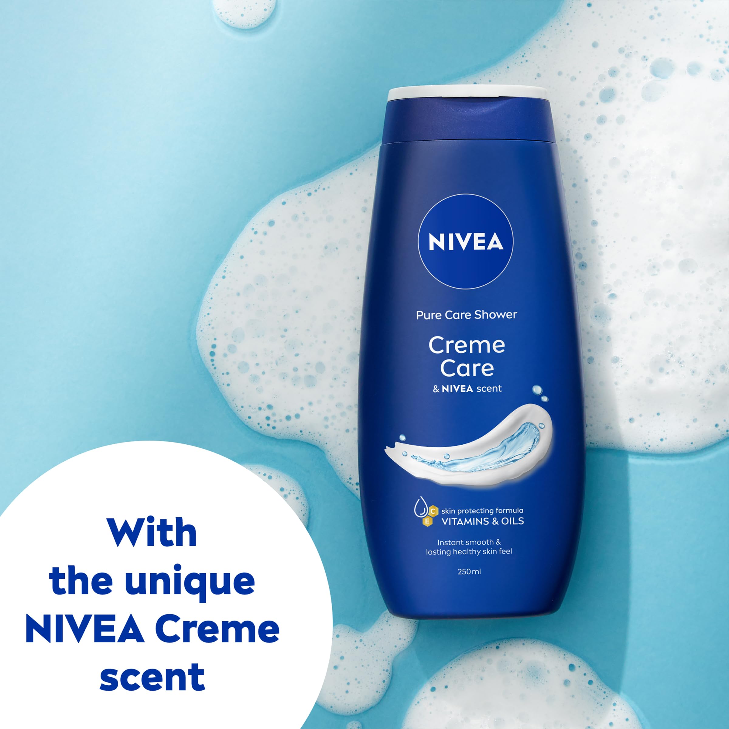 NIVEA Creme Care Pure Care Shower Cream, 250 ml