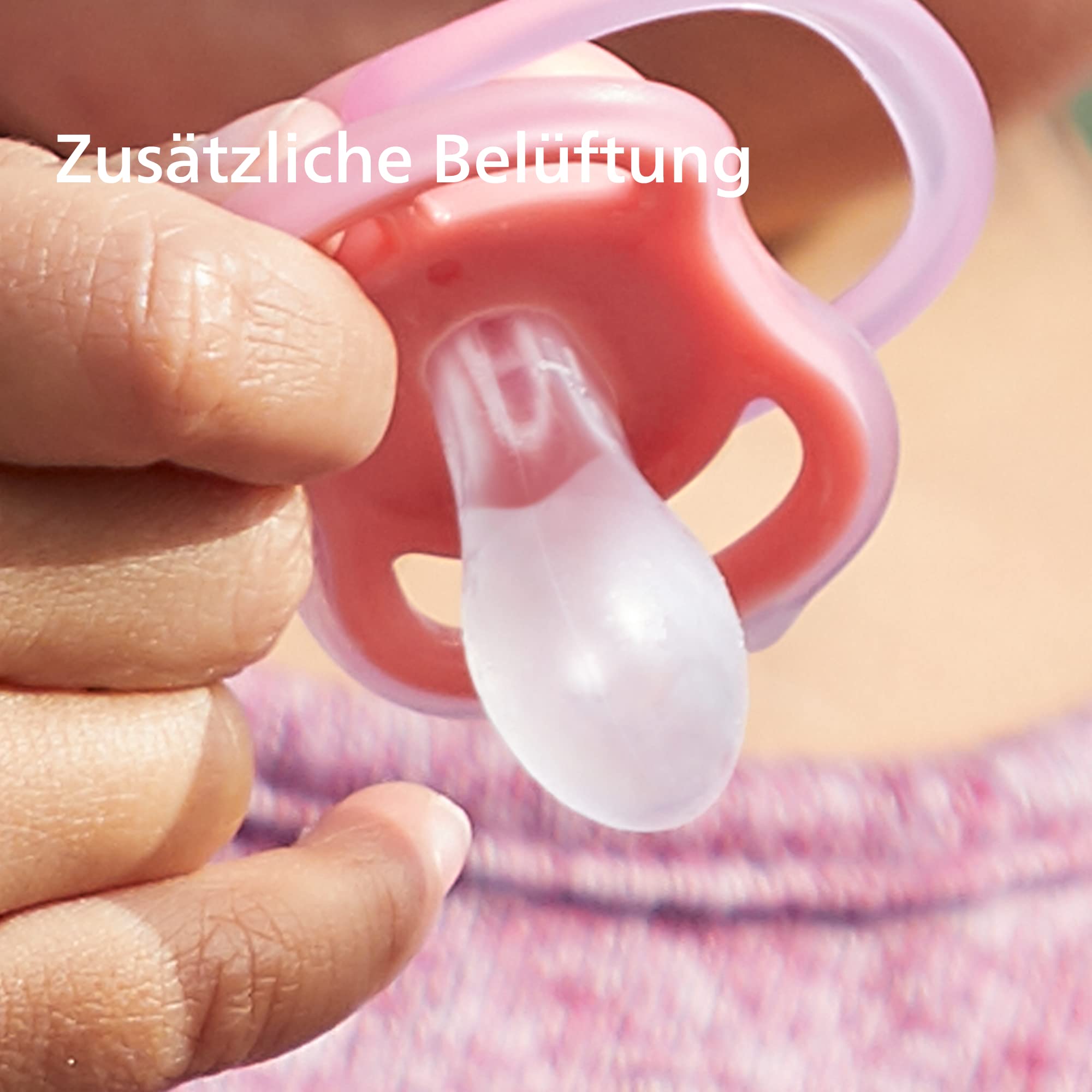 Philips Avent Ultra Air Soother 2 Pack - BPA-Free Soother for Babies Aged 6-18 Months (Model SCF085/18) By Fratelli