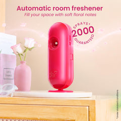 Godrej aer Matic Automatic Room Fresheners Refill Pack | Petal Crush Pink | 2000 Sprays Guaranteed | Lasts up to 60 days (210ml)
