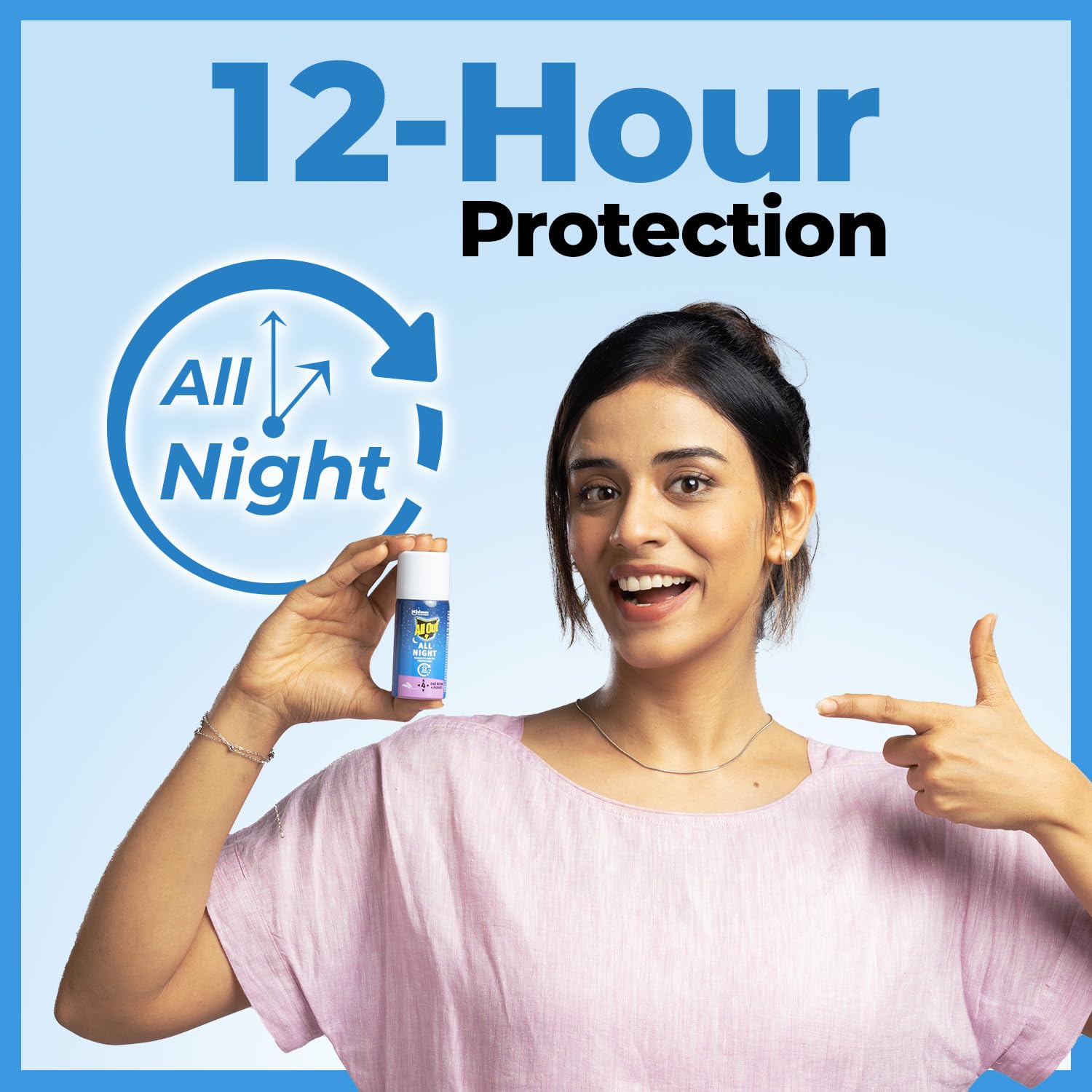 All Out All Night Mosquito Repellent Spray, 30ml | 1 Spray in Each Top Corner of the Room for 12 Hours Mosquito Protection | Lasts 60 Nights - Mosquito Repellents from All Out - Shop in Sri Lanka at Arcade.lk