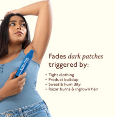 Asaya Even Tone Underarm Mist | Lightweight Spray for Underarm Pigmentation Removal & Odour Control | Even Tone Underarm Mist for Dark Underarms | 100 ml