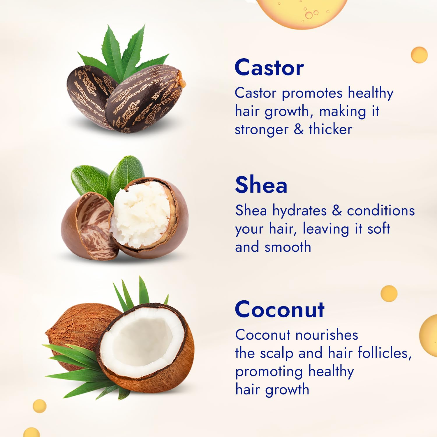 Parachute Advansed Castor & Shea enriched Coconut Hair Oil 300ml | Up to 10x Stronger Hair| Moisturizes & Nourishes Hair | Reduces Hair Fall & Frizz | Prevents Hair Breakage| Vibrant Length & Volume