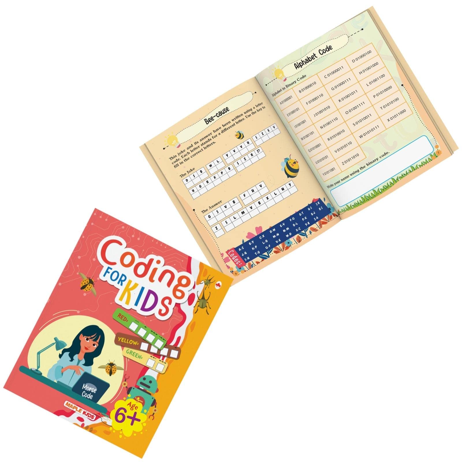 Introduction to Coding for Kids - Brain Activity Book for Kids - Age 6 ...