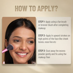 Swiss Beauty Brick Highlighter | Highly-Pigmented Powder Highlighter + Bronzer With Easy-To-Blend Formula | Shade- 1, 7G