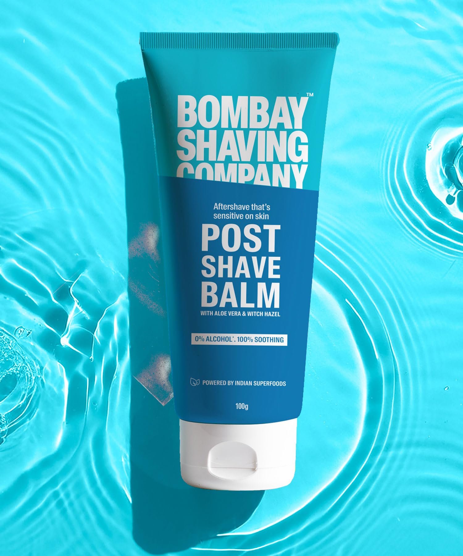 Bombay Shaving Company Post-Shave Balm- After Shaving Lotion with Witch Hazel, Alcohol Free - 100 g | Made in India