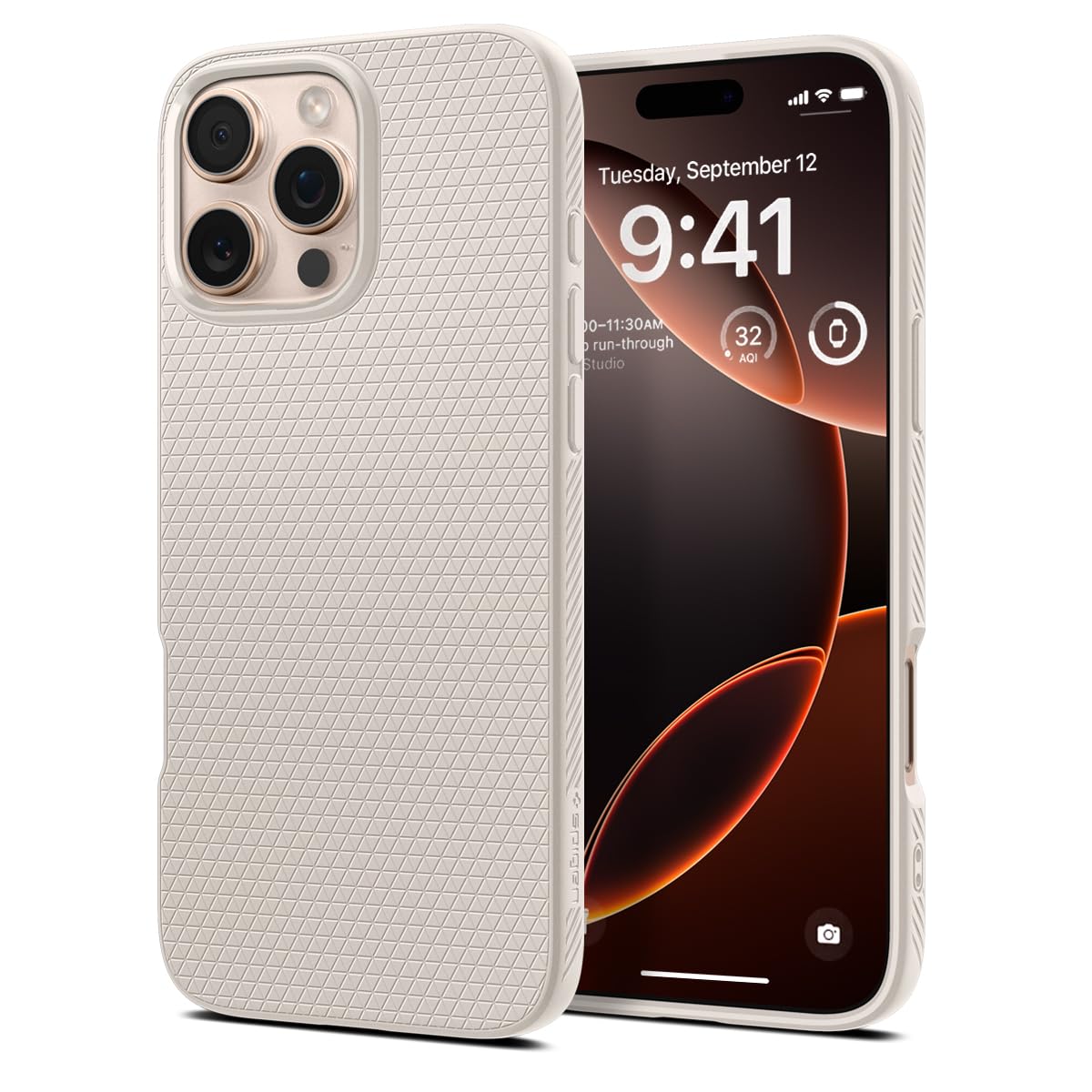Spigen Liquid Air Back Cover Case for iPhone, Durable Protection, Air Cushion Technology - TPU | Matte Black