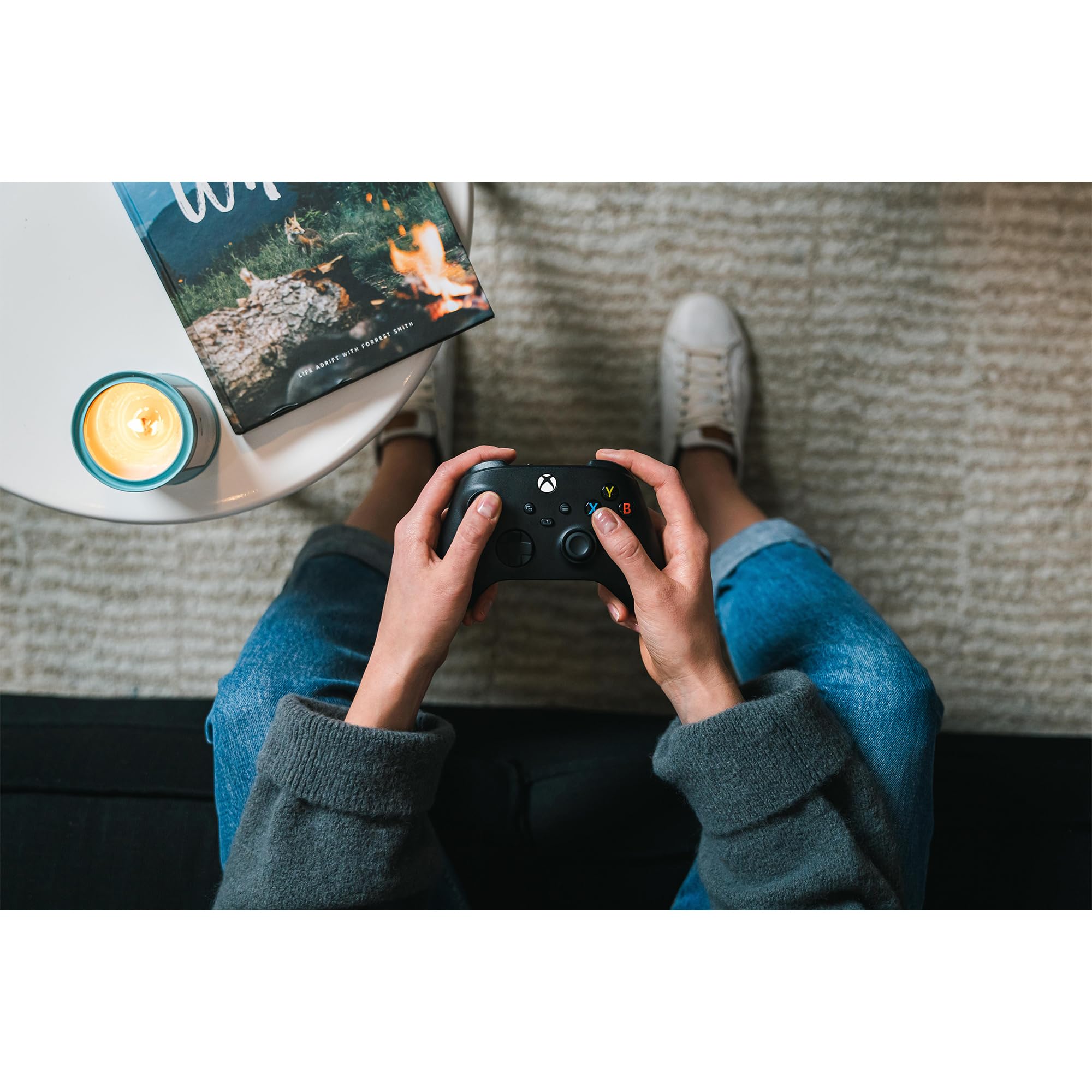 Xbox Wireless Controller – Carbon Black Series X|S, One, and Windows Devices