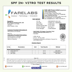 Hyphen Fluid Cooling Sunscreen SPF 50 PA++++ | Ultra Lightweight For Oily, Combination, Normal Skin | Broad Spectrum UVA/UVB Protection For 8 Hours | Non-greasy & Fast Absorbing | For Men & Women-50ml