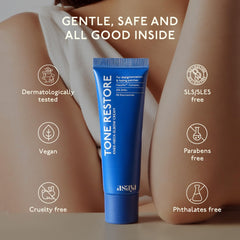 Asaya | Tone Restore | Advanced Pigmentation Cream with MelaMe™ Complex | Anti-Pigmentation Cream for Women & Men for Dark Neck, Knees & Elbows | 50 g