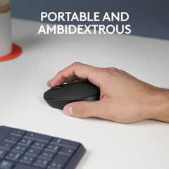 Logitech B170 USB Mouse,12-Months Battery Life, Ambidextrous, PC/Mac/Laptop - Black