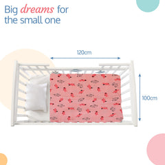 LuvLap 100% Cotton Muslin Baby Swaddle Set, Pack of 3, Size-120cm x 100cm (47"x39"), Penguin Rabbit Print, 0-18 Month+, Printed Muslin Swaddle Wrap for New Born Baby - Baby Product from LuvLap - Shop in Sri Lanka at Arcade.lk