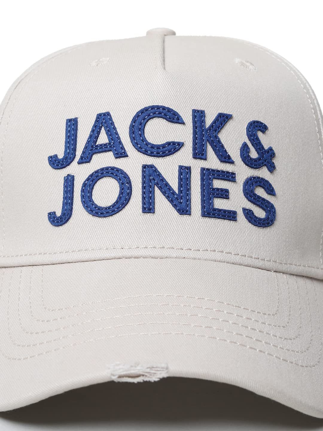 JACK & JONES Men's 100% Cotton JACLOGO COREBASEBALL Cap Sand Dollar ONE